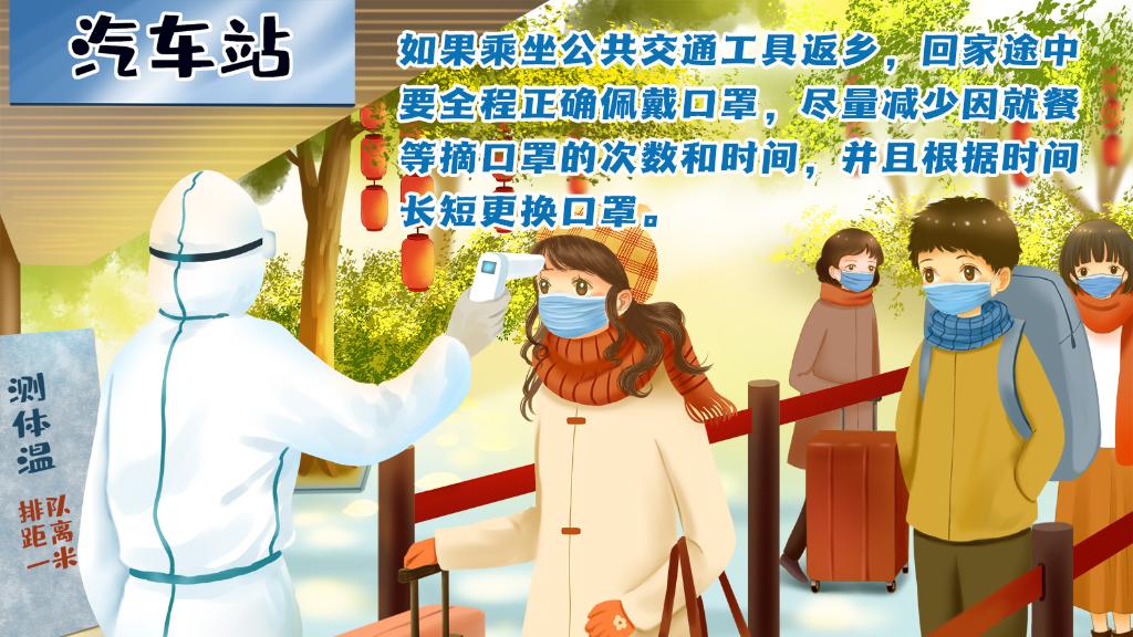 春運進行時，人在旅途如何做好防護？