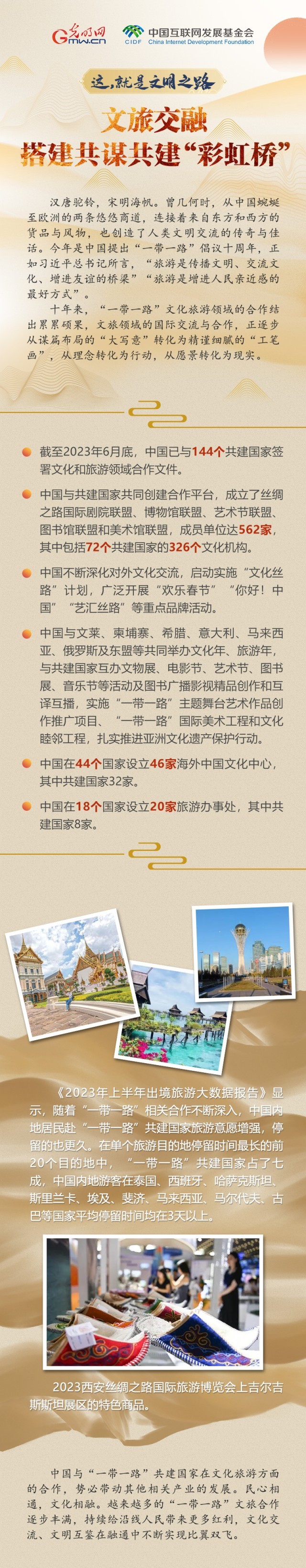 【大道共通】這，就是文明之路丨文旅交融 搭建共謀共建“彩虹橋”
