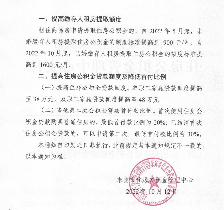 廣西來賓市住房公積金管理中心網(wǎng)站信息截圖。
