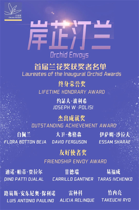 首屆蘭花獎獲獎?wù)呙麊巍?巴西圣保羅州立大學(xué)孔子學(xué)院供圖。（來源：人民畫報(bào)）