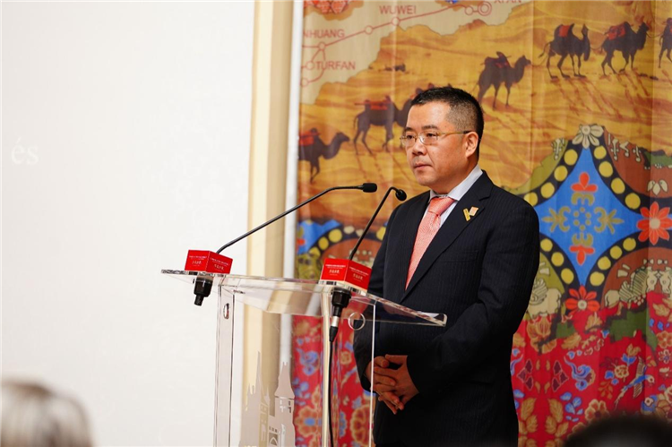 中國駐匈牙利大使龔韜。布達佩斯中國文化中心供圖