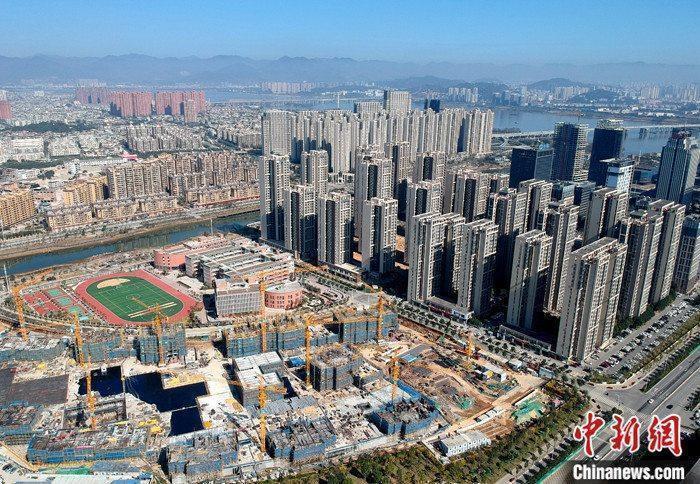 資料圖：航拍一處新建住宅。 <a target='_blank' href='/'><p  align=