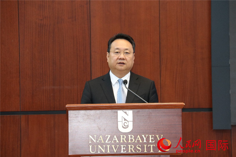 中共中央宣傳部副部長王綱致辭。人民網(wǎng)記者 李強攝