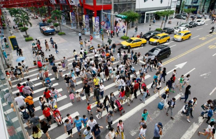 圖為信義商圈。圖片來源：臺灣“中時新聞網(wǎng)”。