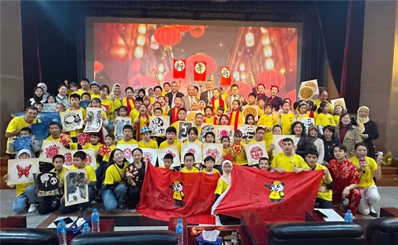 圖為2023“中華文化大樂(lè)園—埃及開羅營(yíng)”閉幕式活動(dòng)現(xiàn)場(chǎng)。主辦方供圖
