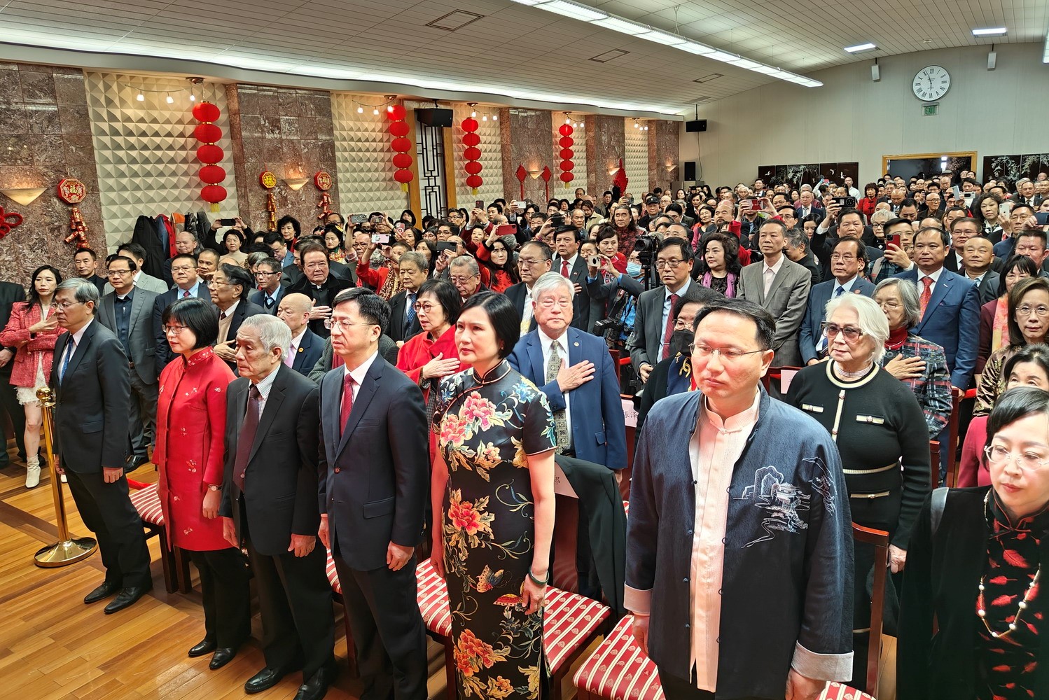 領(lǐng)區(qū)各州代表參加招待會(huì)。主辦方供圖