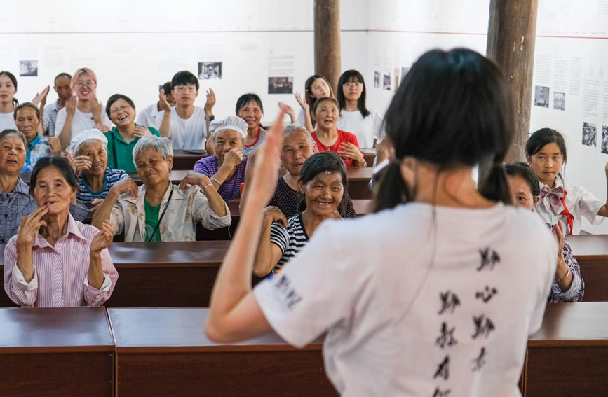 天津大學(xué)實(shí)踐隊(duì)開(kāi)展暑期社會(huì)實(shí)踐。天津大學(xué)供圖