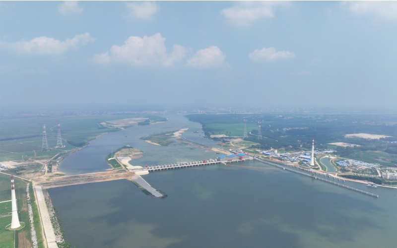 碾盤(pán)山水利水電樞紐工程。湖北省水利廳供圖