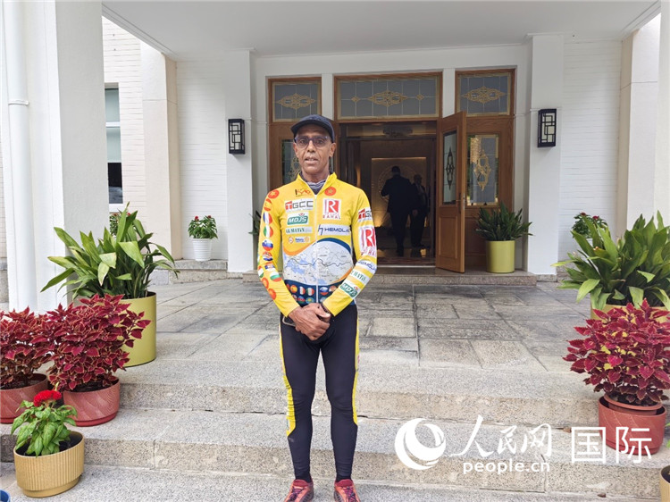 9月6日，卡里姆·穆斯塔在摩洛哥駐華大使官邸。人民網(wǎng)記者 王晶攝