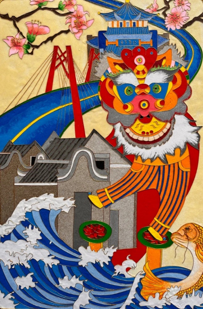 中小學(xué)生創(chuàng)新創(chuàng)意設(shè)計(jì)成果首次登上文博會(huì)。參展觀眾供圖