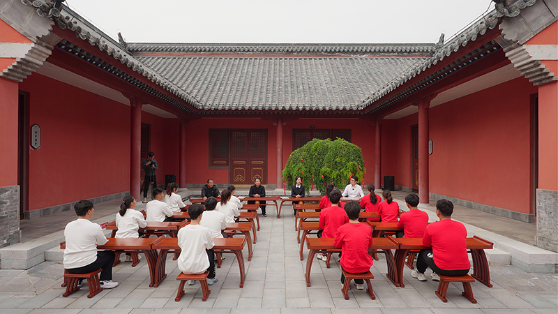 “一塊豆腐話清廉”思政課。滁州市委網(wǎng)信辦供圖