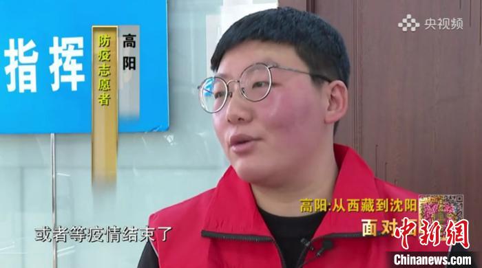 接受央媒采訪。　鐵西區(qū)委宣傳部 攝