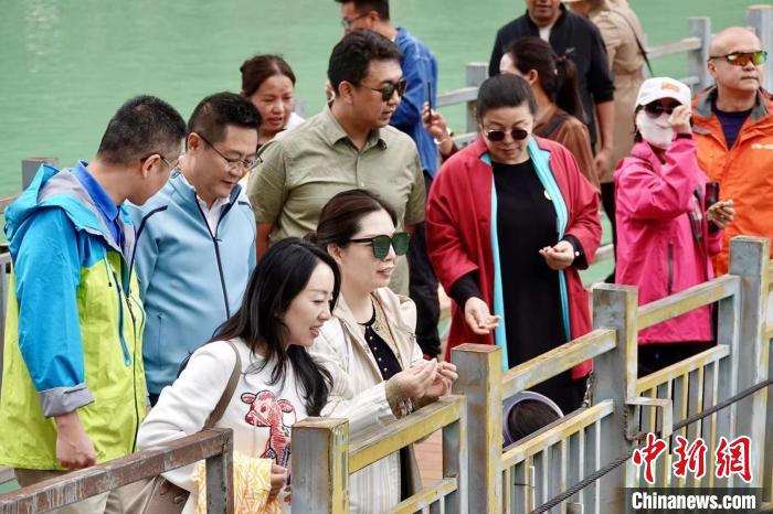 全國新的社會(huì)階層人士服務(wù)團(tuán)考察林芝巴河鎮(zhèn)生態(tài)保護(hù)項(xiàng)目?！∧岈?shù)┰龉﹫D